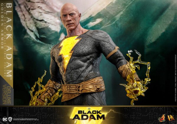 HOT TOYS 1/6 DX31 BLACK ADAM GOLDEN ARMOR DELUXE - Image 4