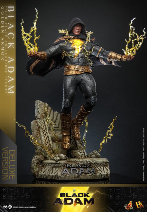 HOT TOYS 1/6 DX31 BLACK ADAM GOLDEN ARMOR DELUXE