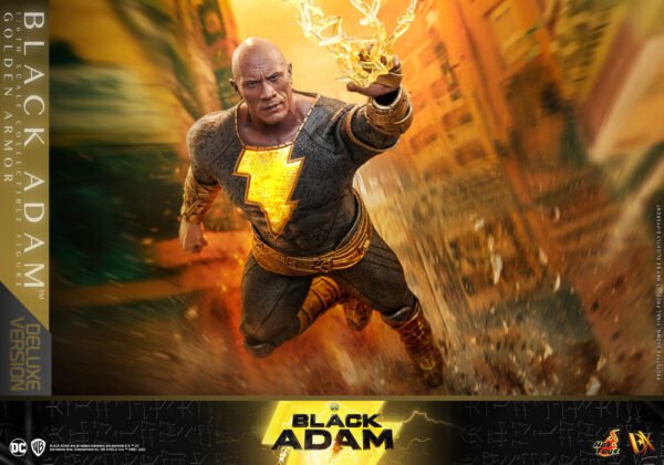 HOT TOYS 1/6 DX31 BLACK ADAM GOLDEN ARMOR DELUXE - Image 7