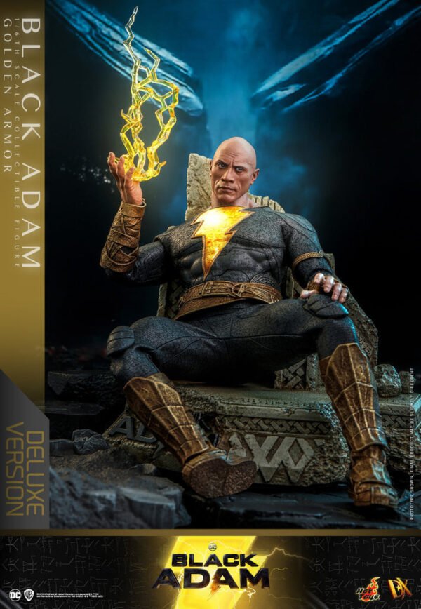 HOT TOYS 1/6 DX31 BLACK ADAM GOLDEN ARMOR DELUXE - Image 2