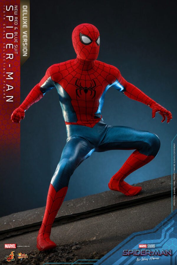 HOT TOYS 1/6 MMS679 SPIDER-MAN (NEW RED AND BLUE SUIT) REGULAR - Image 3