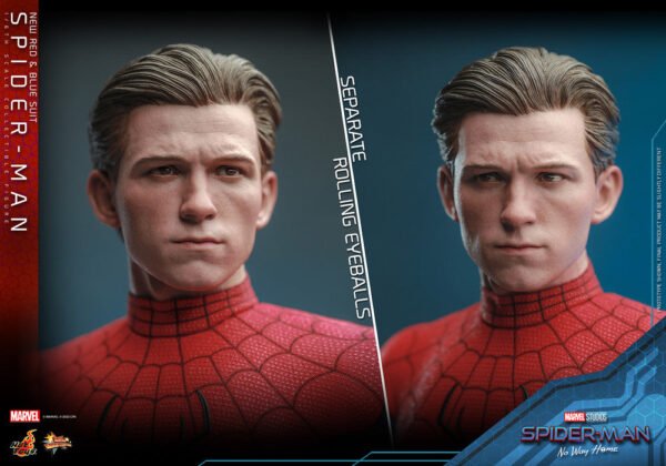 HOT TOYS 1/6 MMS679 SPIDER-MAN (NEW RED AND BLUE SUIT) REGULAR - Image 7