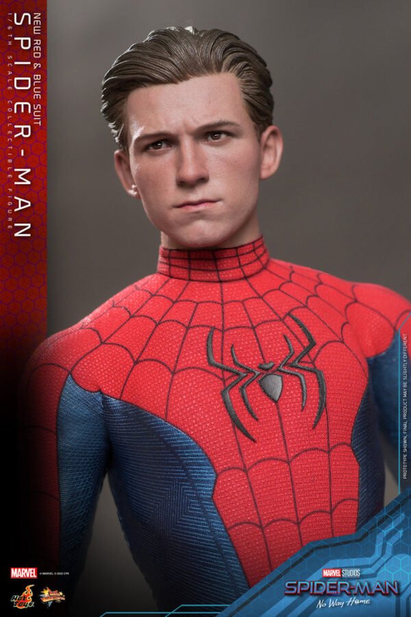 HOT TOYS 1/6 MMS679 SPIDER-MAN (NEW RED AND BLUE SUIT) REGULAR - Image 6