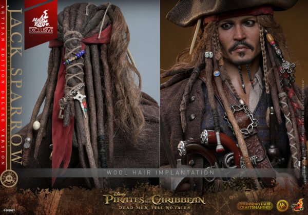 HOT TOYS 1/6 DX39AE ARTISAN JACK SPARROW - Image 3