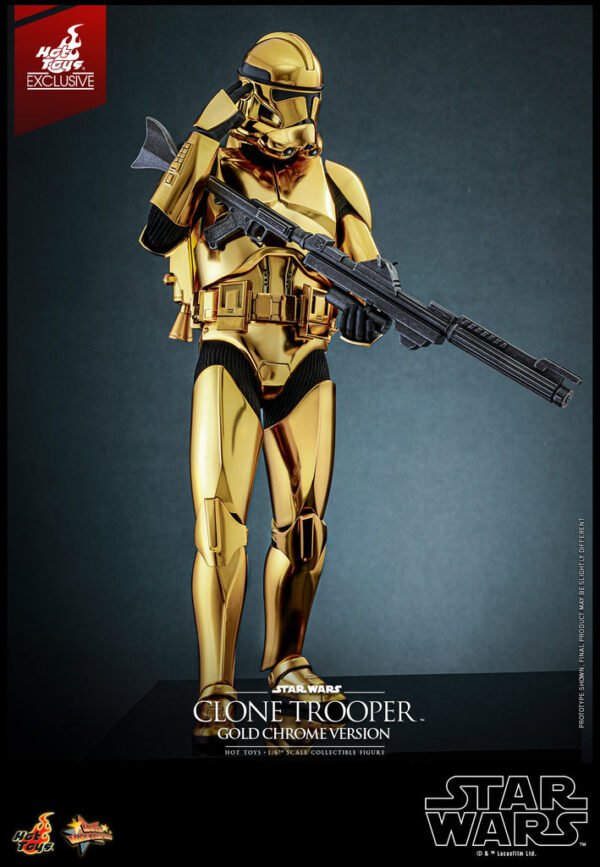 HOT TOYS 1/6 MMS735CLONE TROOPER GOLD CHROME - Image 2