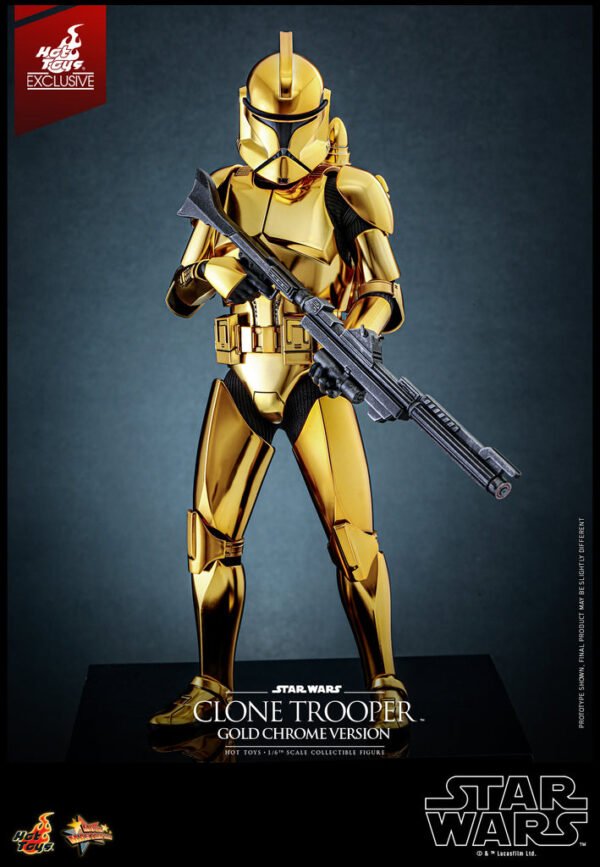 HOT TOYS 1/6 MMS735CLONE TROOPER GOLD CHROME - Image 4