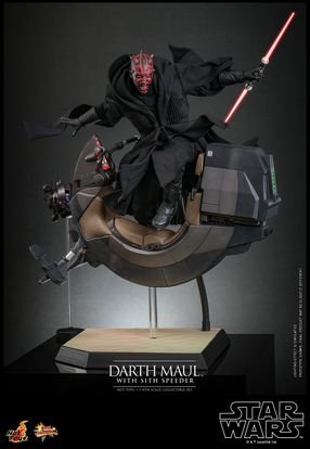 Pre Order HOT TOYS STAR WARS THE PHANTOM MENANCE DARTH MAUL WITH SITH SPEEDER