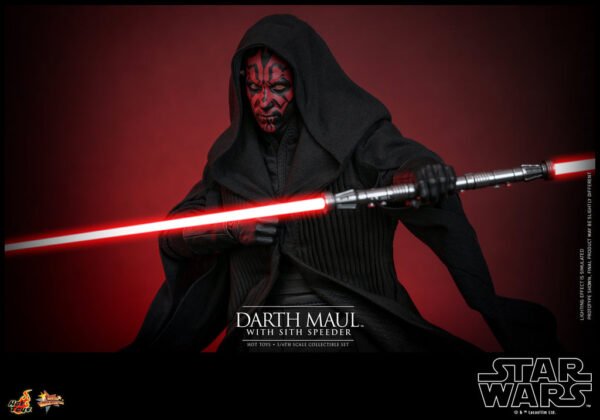 Pre Order HOT TOYS STAR WARS THE PHANTOM MENANCE DARTH MAUL WITH SITH SPEEDER - Image 3