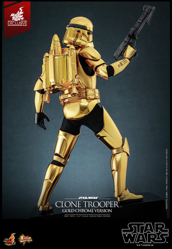 HOT TOYS 1/6 MMS735CLONE TROOPER GOLD CHROME - Image 5