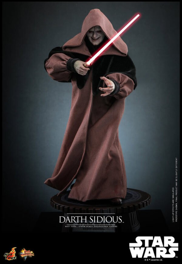 Pre Order HOT TOYS 1/6 MMS745B REVENGE OF THE SITH DARTH SIDIOUS (RED COIN) - Image 2