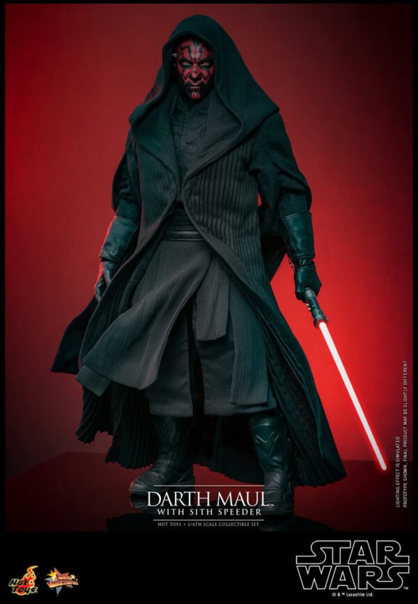 Pre Order HOT TOYS STAR WARS THE PHANTOM MENANCE DARTH MAUL WITH SITH SPEEDER - Image 2
