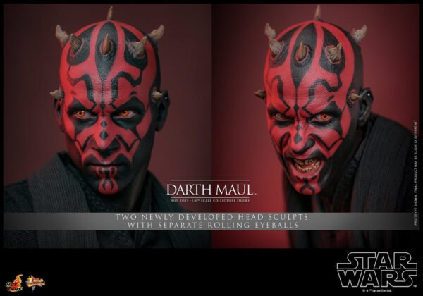 Pre Order HOT TOYS 1/6 MMS748 STAR WARS DARTH MAUL THE PHANTOM MENANCE - Image 9