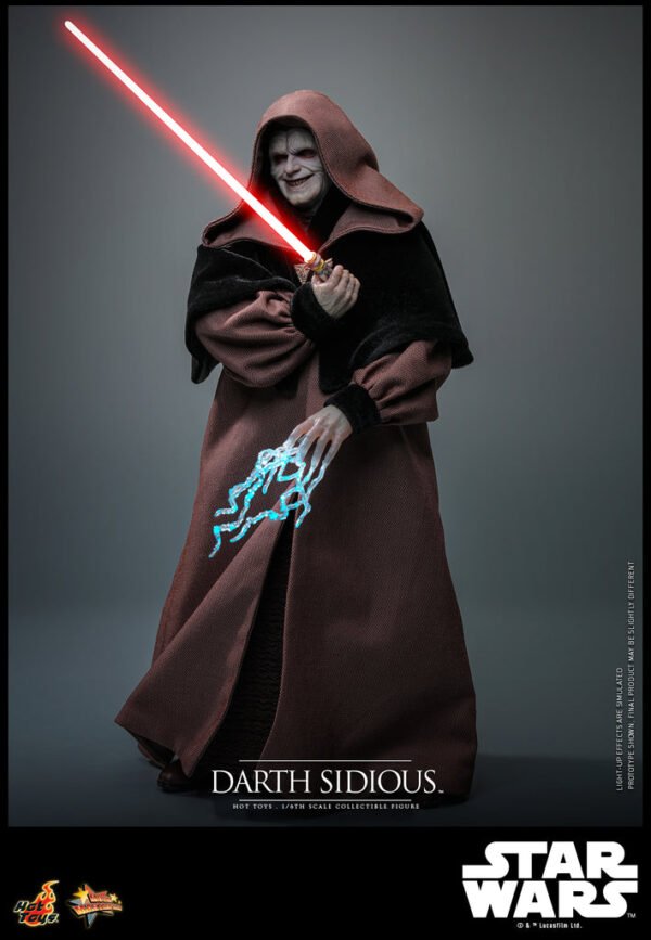 Pre Order HOT TOYS 1/6 MMS745B REVENGE OF THE SITH DARTH SIDIOUS (RED COIN) - Image 3