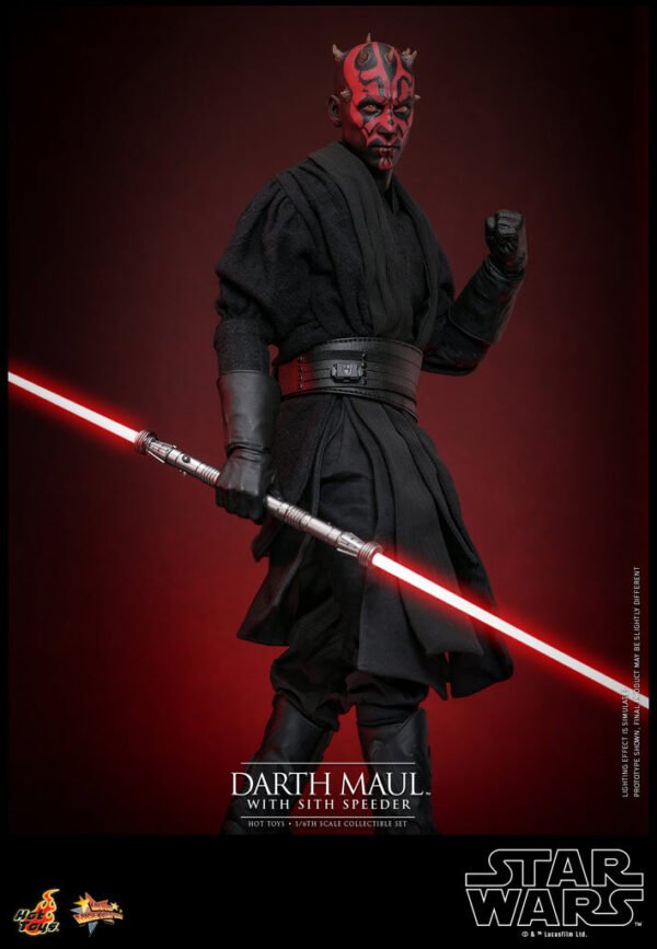 Pre Order HOT TOYS STAR WARS THE PHANTOM MENANCE DARTH MAUL WITH SITH SPEEDER - Image 8