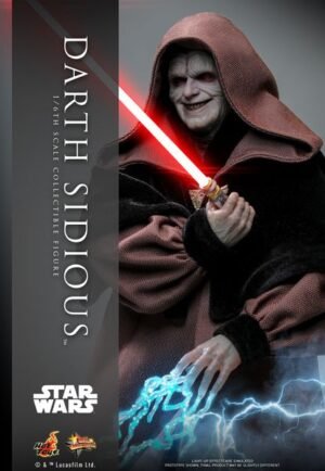 Pre Order HOT TOYS 1/6 MMS745B REVENGE OF THE SITH DARTH SIDIOUS (RED COIN)