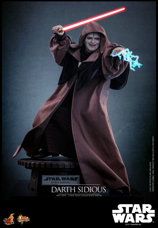 Pre Order HOT TOYS 1/6 MMS745B REVENGE OF THE SITH DARTH SIDIOUS (RED COIN) - Image 4