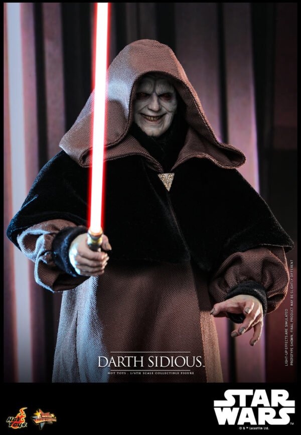 Pre Order HOT TOYS 1/6 MMS745B REVENGE OF THE SITH DARTH SIDIOUS (RED COIN) - Image 5