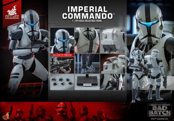 HOT TOYS 1/6 TMS128 THE BAD BATCH IMPERIAL COMMANDO - Image 7