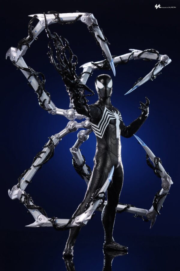 HOT TOYS  1/6 VGM56B MARVEL SPIDERMAN 2 PETER PARKER (BLACK SUIT) SPECIAL EDITION - Image 2