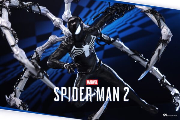 HOT TOYS  1/6 VGM56B MARVEL SPIDERMAN 2 PETER PARKER (BLACK SUIT) SPECIAL EDITION - Image 7