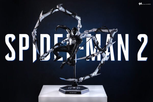HOT TOYS  1/6 VGM56B MARVEL SPIDERMAN 2 PETER PARKER (BLACK SUIT) SPECIAL EDITION - Image 3