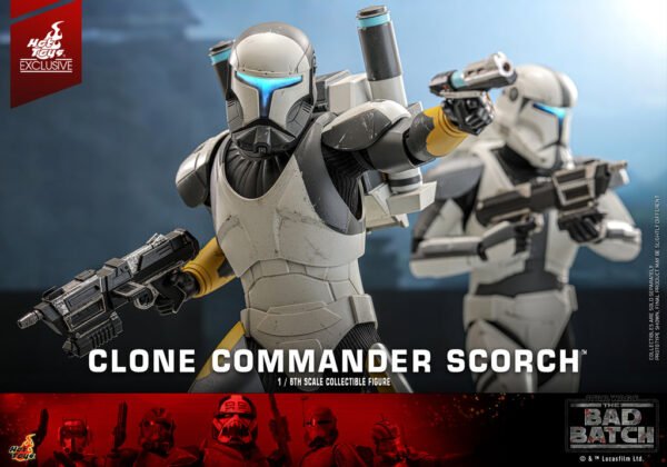 HOT TOYS 1/6 TMS130 CLONE COMMANDER SCORCH - Image 3