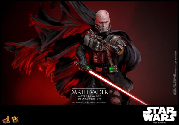 Pre Order HOT TOYS 1/6 DX45B DARTH VADER BATTLE DAMAGED DELUXE SPECIAL EDITION - Image 3