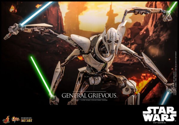 Pre Order HOT TOYS 1/6 MMS760D67B GENERAL GRIEVOUS RED COIN VERSION - Image 5