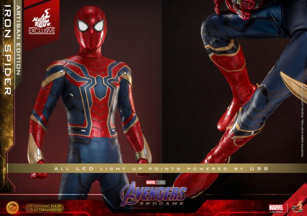 Pre Order HOT TOYS 1/6 MMS762AE IRON SPIDER ARTISAN - Image 5