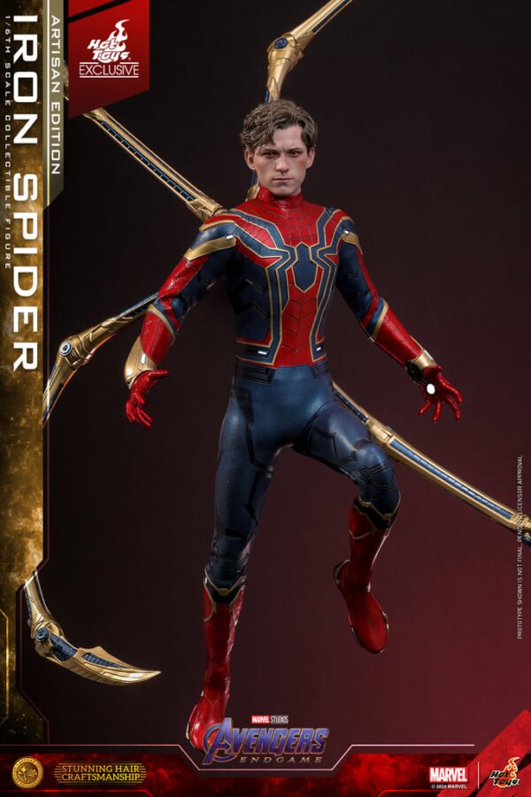 Pre Order HOT TOYS 1/6 MMS762AE IRON SPIDER ARTISAN - Image 4