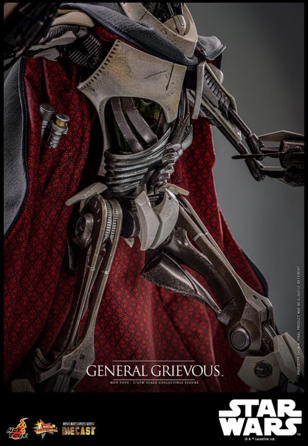 Pre Order HOT TOYS 1/6 MMS760D67B GENERAL GRIEVOUS RED COIN VERSION - Image 7
