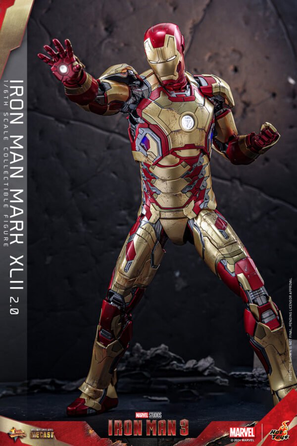 Pre Order HOT TOYS 1/6 MMS758D65B IRON MAN MK 42 REGULAR SPECIAL EDITION - Image 8