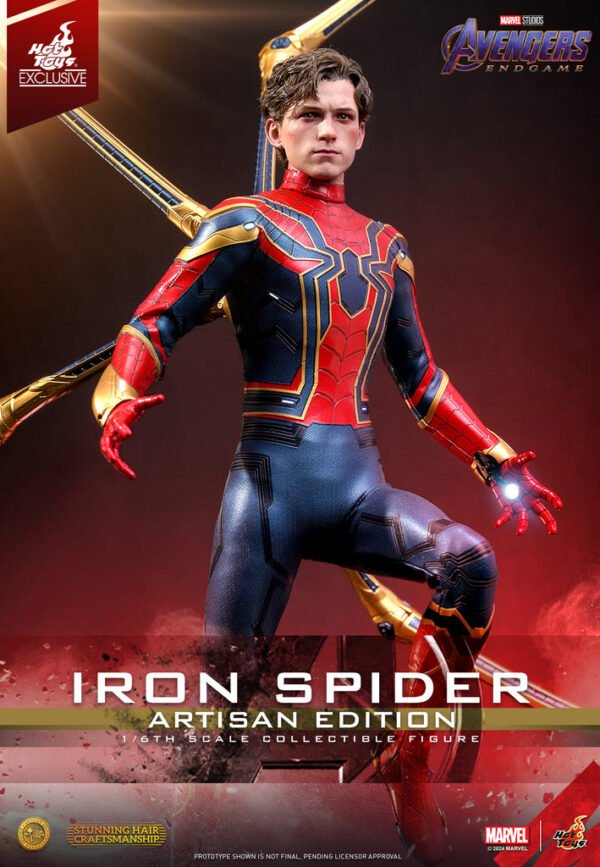 Pre Order HOT TOYS 1/6 MMS762AE IRON SPIDER ARTISAN