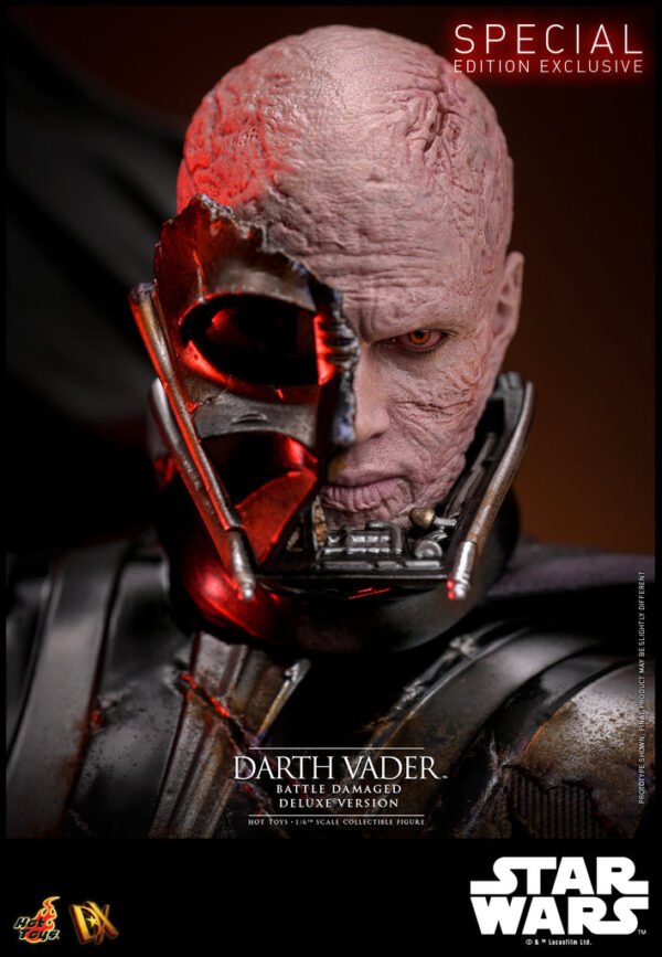 Pre Order HOT TOYS 1/6 DX45B DARTH VADER BATTLE DAMAGED DELUXE SPECIAL EDITION - Image 8