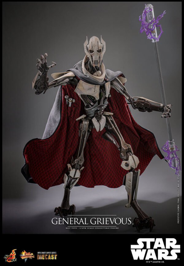 Pre Order HOT TOYS 1/6 MMS760D67B GENERAL GRIEVOUS RED COIN VERSION - Image 9