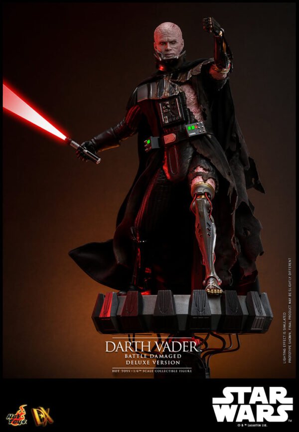 Pre Order HOT TOYS 1/6 DX45B DARTH VADER BATTLE DAMAGED DELUXE SPECIAL EDITION - Image 9
