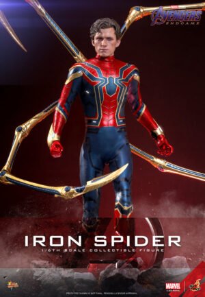 Pre Order HOT TOYS 1/6 MMS761 IRON SPIDER