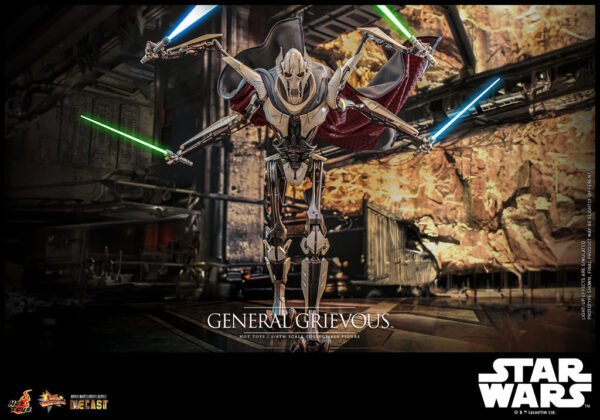 Pre Order HOT TOYS 1/6 MMS760D67B GENERAL GRIEVOUS RED COIN VERSION - Image 4