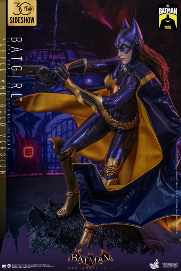 Pre Order HOT TOYS 1/6 VGM65 BATGIRL PURPLE & GOLD - Image 4