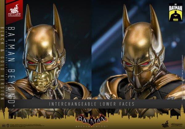 HOT TOYS 1/6 VGM64 BATMAN BEYOND BLACK & GOLD - Image 7