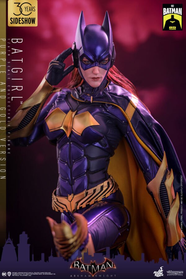 Pre Order HOT TOYS 1/6 VGM65 BATGIRL PURPLE & GOLD - Image 5
