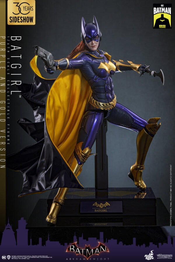 Pre Order HOT TOYS 1/6 VGM65 BATGIRL PURPLE & GOLD - Image 3