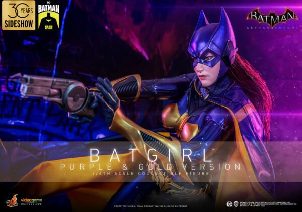 Pre Order HOT TOYS 1/6 VGM65 BATGIRL PURPLE & GOLD - Image 2
