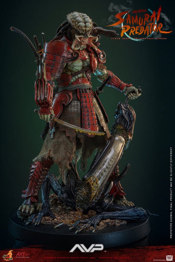 Pre Order HOT TOYS 1/6 AC06B AKAONI SAMURAI PREDATOR SPECIAL - Image 4