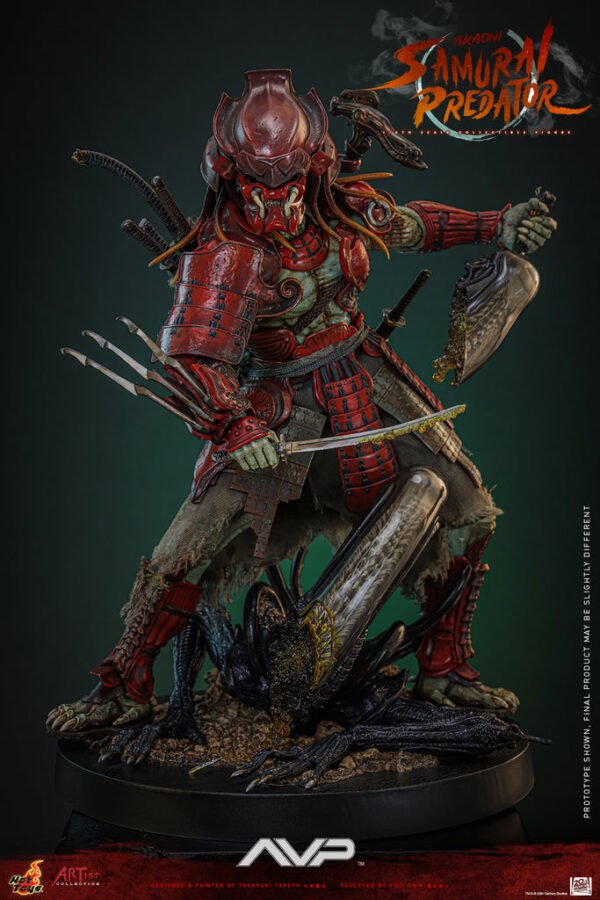 Pre Order HOT TOYS 1/6 AC06B AKAONI SAMURAI PREDATOR SPECIAL - Image 6