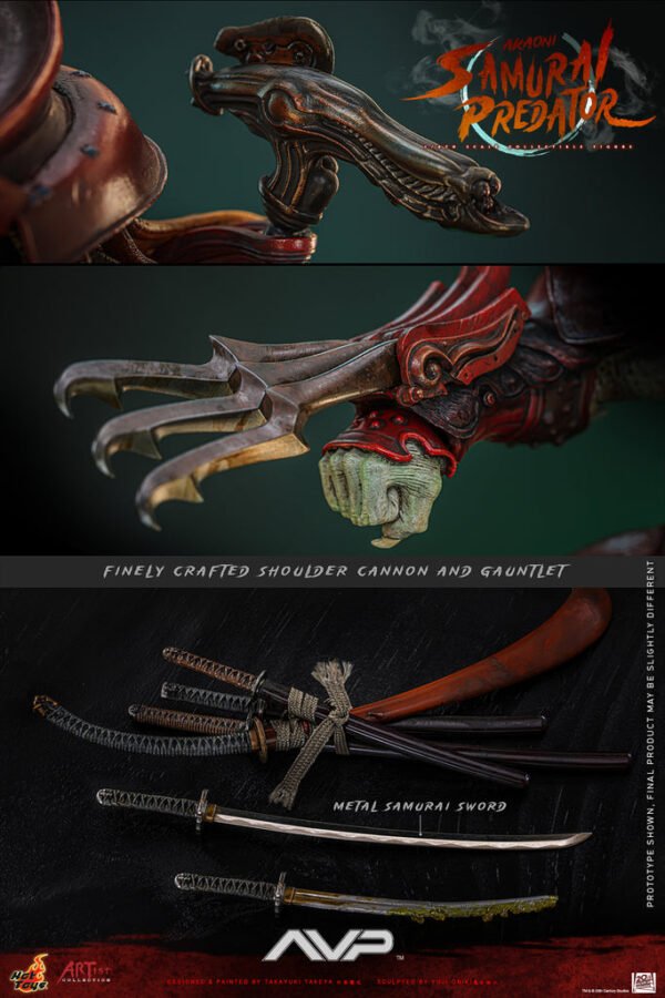 Pre Order HOT TOYS 1/6 AC06 AKAONI SAMURAI PREDATOR - Image 7