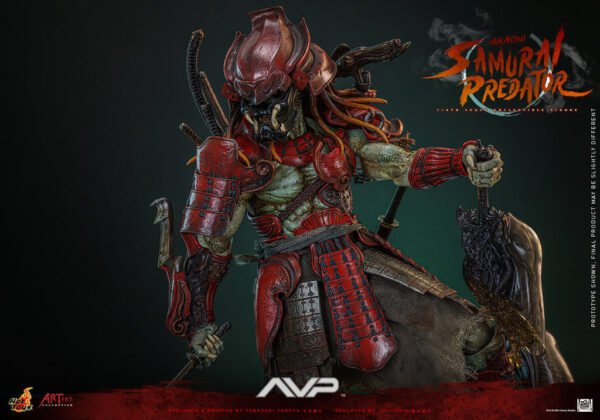 Pre Order HOT TOYS 1/6 AC06 AKAONI SAMURAI PREDATOR - Image 6