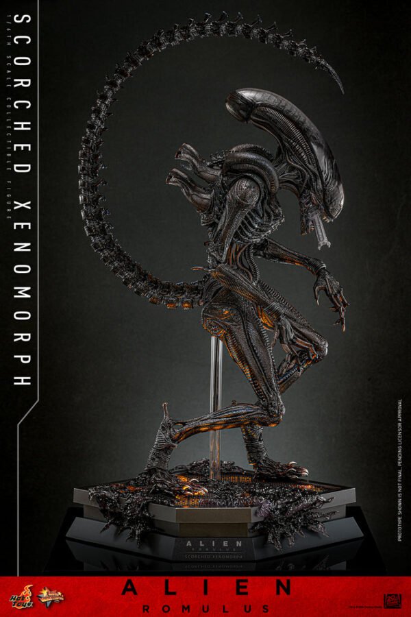 Pre Order HOT TOYS 1/6 MMS784 SCORCHED XENOMORPH - Image 5
