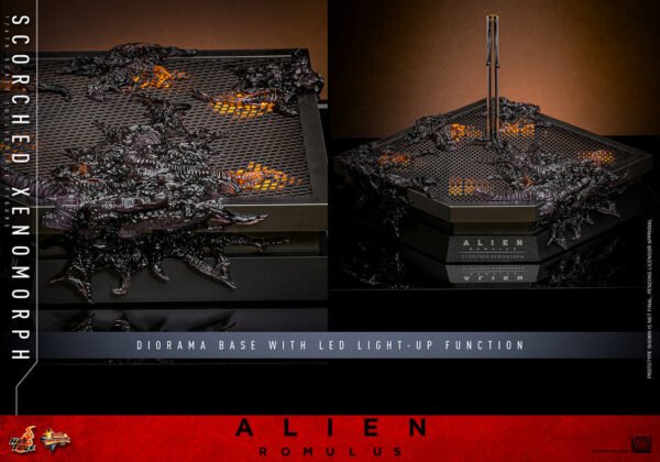 Pre Order HOT TOYS 1/6 MMS784 SCORCHED XENOMORPH - Image 9