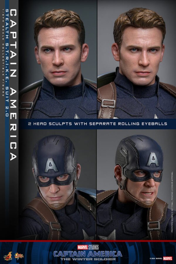 Pre Order HOT TOYS 1/6 MMS783 CAPTAIN AMERICA STEALTH SUIT 2.0 - Image 10